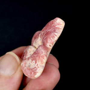 Rhodochrosite Carved Crystal Flower