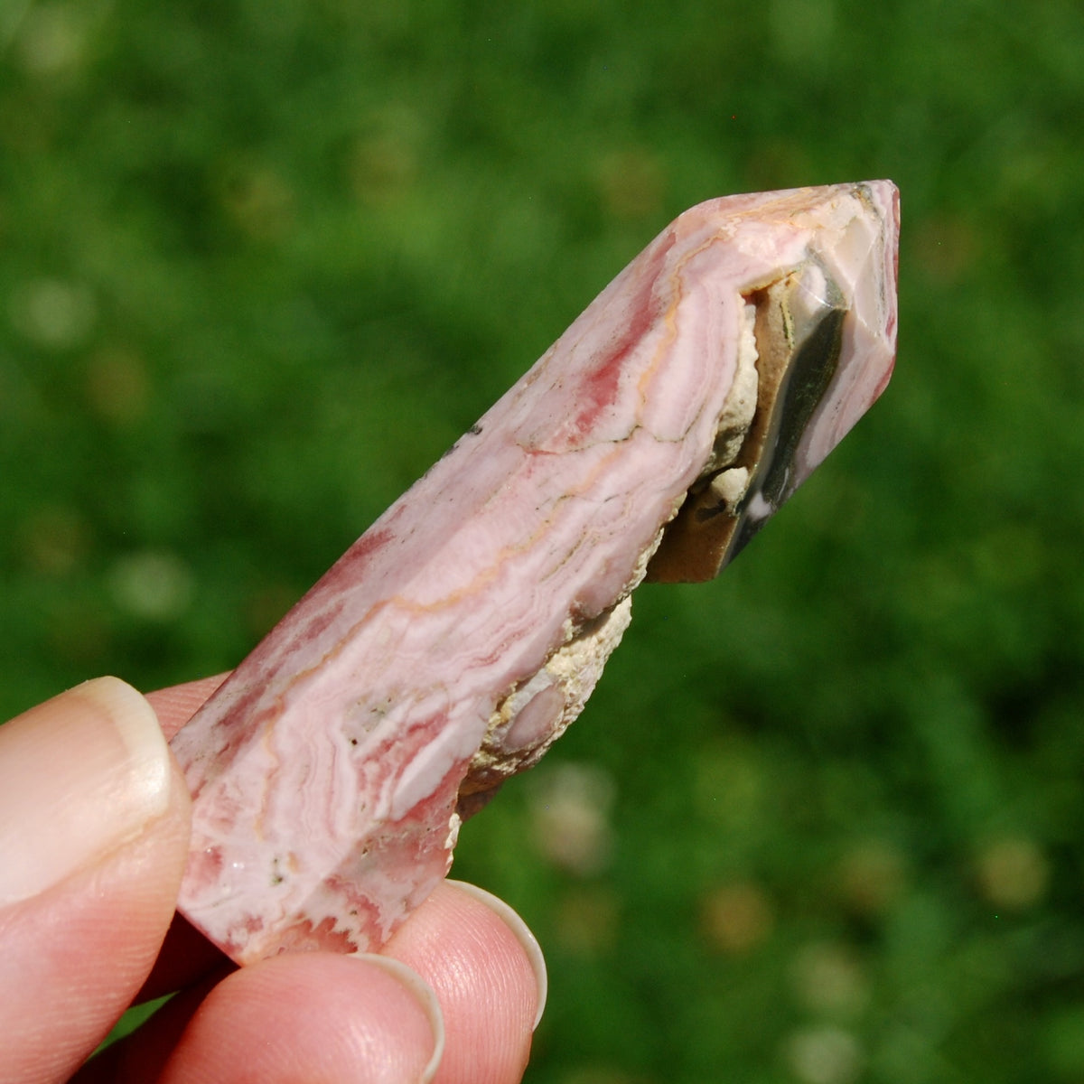 Rhodochrosite Crystal Tower – 2.1" Polished Healing Stone from Argentina
