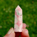 Rhodochrosite Crystal Tower – 1.8" 19g Polished Stone to Manifest Love & Healing from Argentina (Copy)