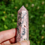 Genuine Rhodochrosite Pyrite Gemstone Tower - 2.7" 64g Manifest Love Luck, Healing Crystals, Argentina 