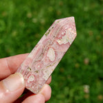 Rhodochrosite Crystal Tower - 2.5" 78g Polished Stone to Manifest Love & Healing from Argentina