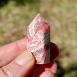 Rhodochrosite Pyrite Gemstone Tower, Healing Crystals Lucky Love Manifestation, Argentina