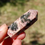 Rhodochrosite Pyrite Gemstone Tower, Manifest Love Luck, Healing Crystals, Argentina