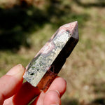 Rhodochrosite Pyrite Gemstone Tower, Healing Crystals Lucky Love Manifestation, Argentina