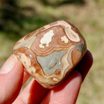 Rhodochrosite Crystal Palm Stone