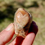 Rhodochrosite Crystal Palm Stone
