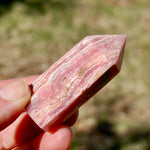 Rhodochrosite Gemstone Tower, Healing Crystals, Love Manifestation, Argentina