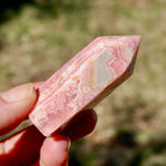 Rhodochrosite Gemstone Tower, Healing Crystals, Love Manifestation, Argentina