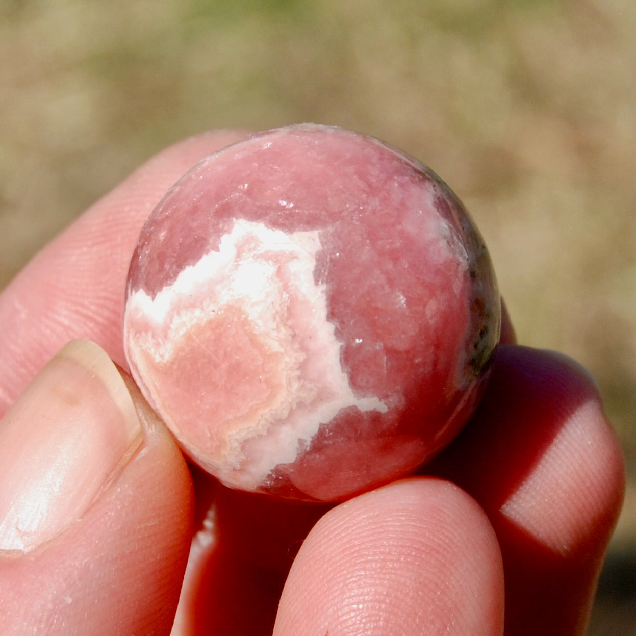 Rhodochrosite Crystal Sphere