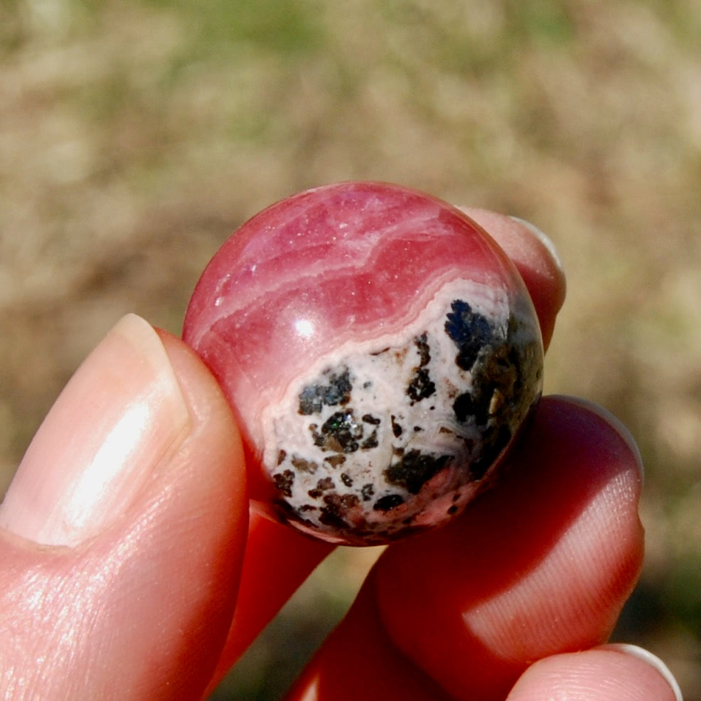 Rhodochrosite Crystal Sphere