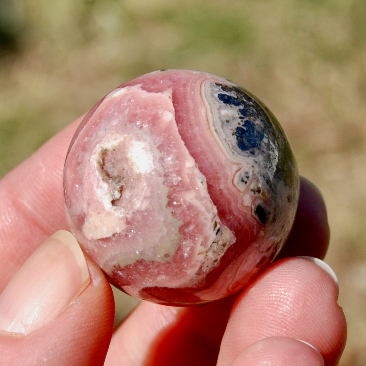Rhodochrosite Crystal Sphere