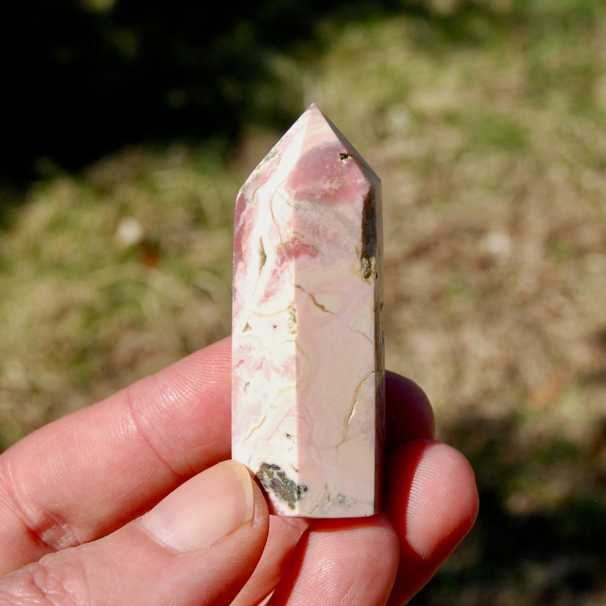 Rhodochrosite Crystal Tower