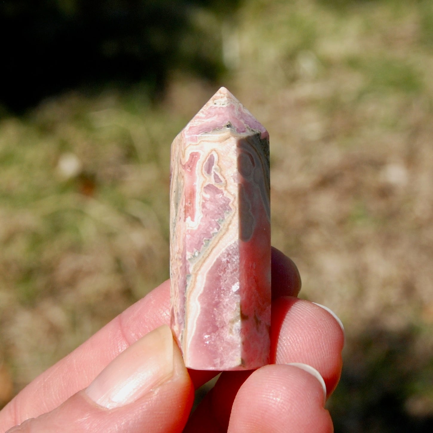 Rhodochrosite Crystal Tower