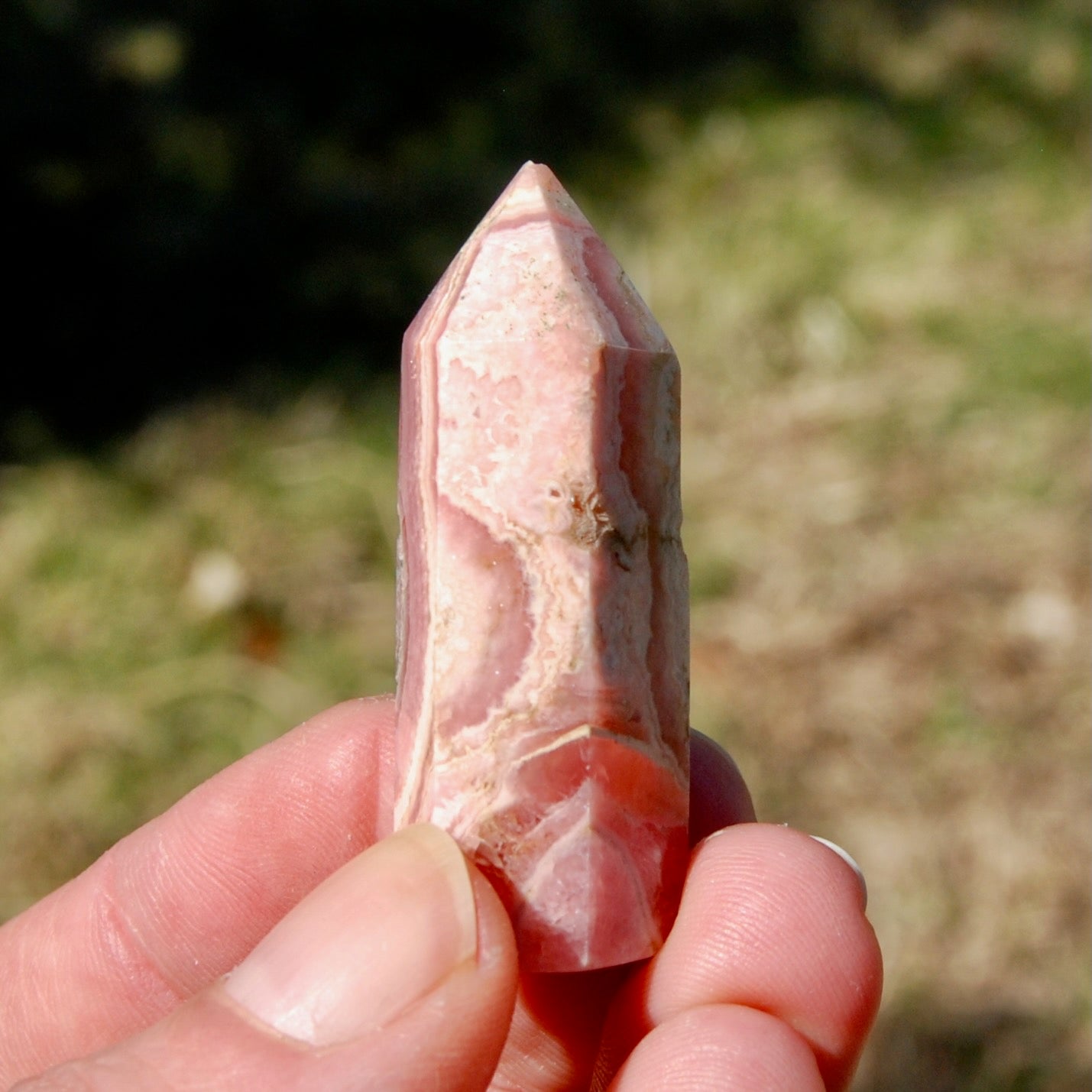 Rhodochrosite Crystal Tower