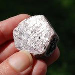 Hexagon Ruby Corundum Crystal Record Keeper, Natural Raw Ruby Crystal