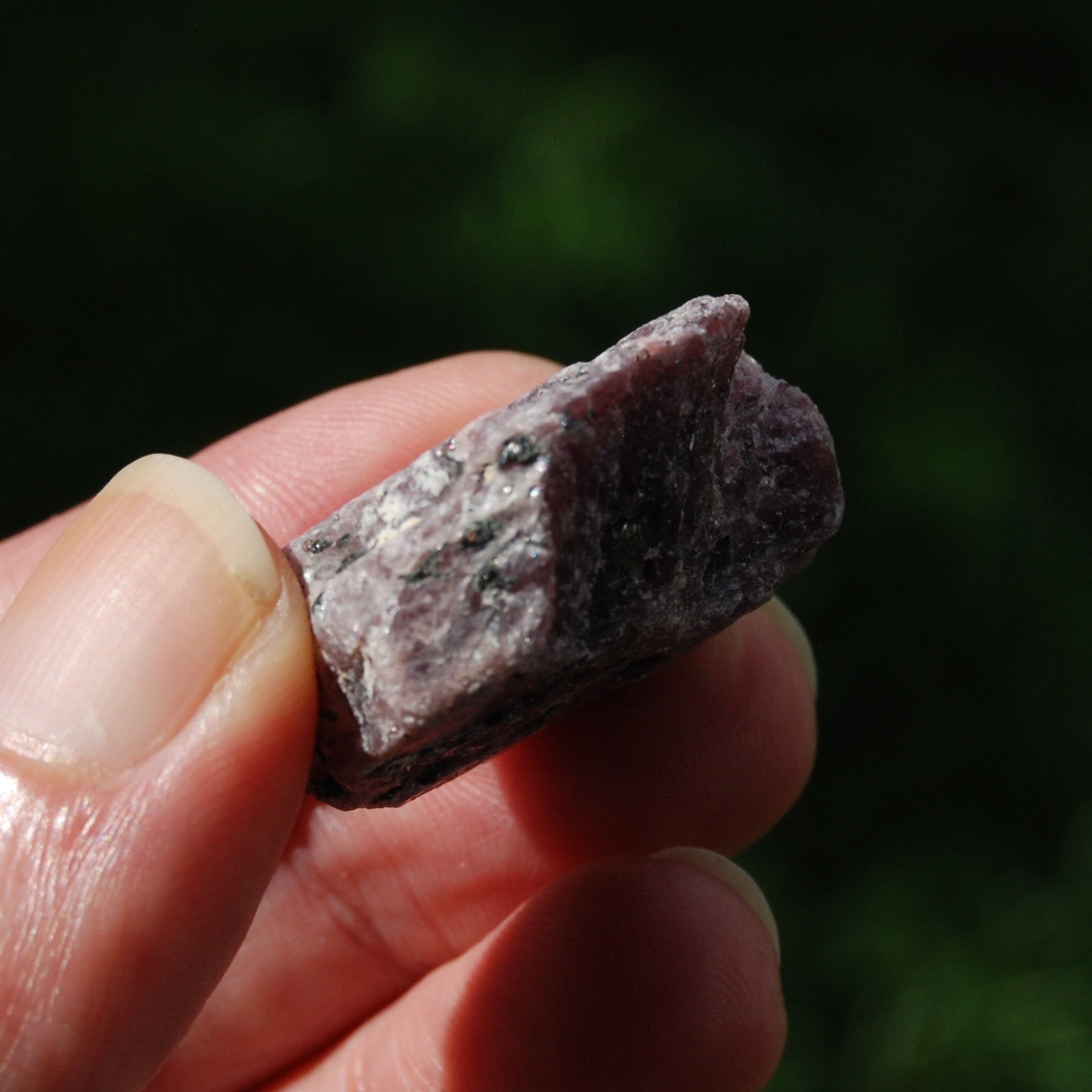 Hexagon Ruby Corundum Crystal Record Keeper, Natural Raw Ruby Crystal
