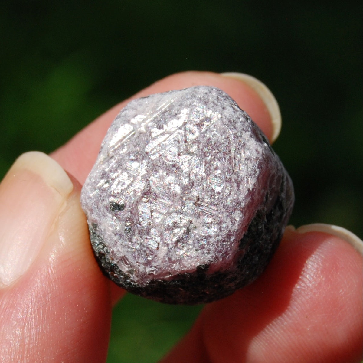 Hexagon Ruby Corundum Crystal Record Keeper, Natural Raw Ruby Crystal
