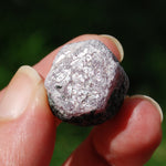 Hexagon Ruby Corundum Crystal Record Keeper, Natural Raw Ruby Crystal