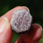 Hexagon Ruby Corundum Crystal Record Keeper, Natural Raw Ruby Crystal