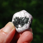 Hexagon Ruby Corundum Crystal Record Keeper, Natural Raw Ruby Crystal