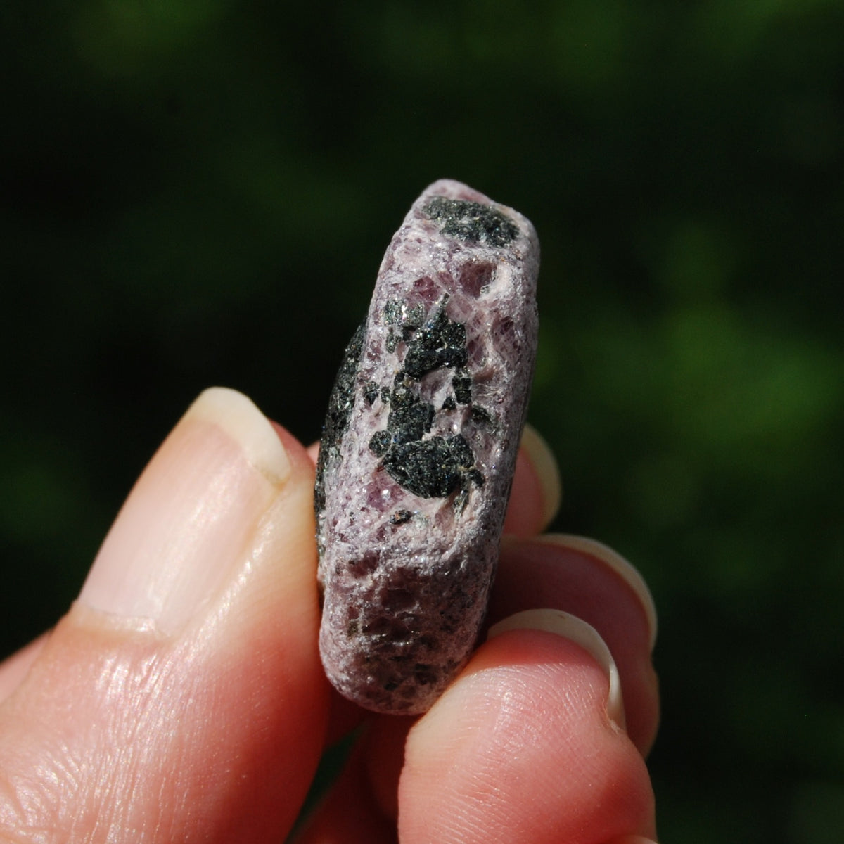 Hexagon Ruby Corundum Crystal Record Keeper, Natural Raw Ruby Crystal