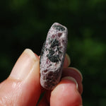 Hexagon Ruby Corundum Crystal Record Keeper, Natural Raw Ruby Crystal