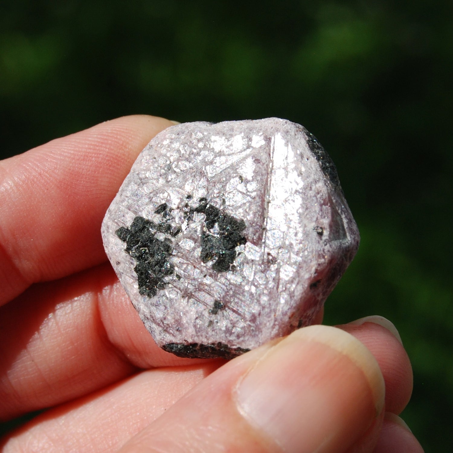 Hexagon Ruby Corundum Crystal Record Keeper, Natural Raw Ruby Crystal