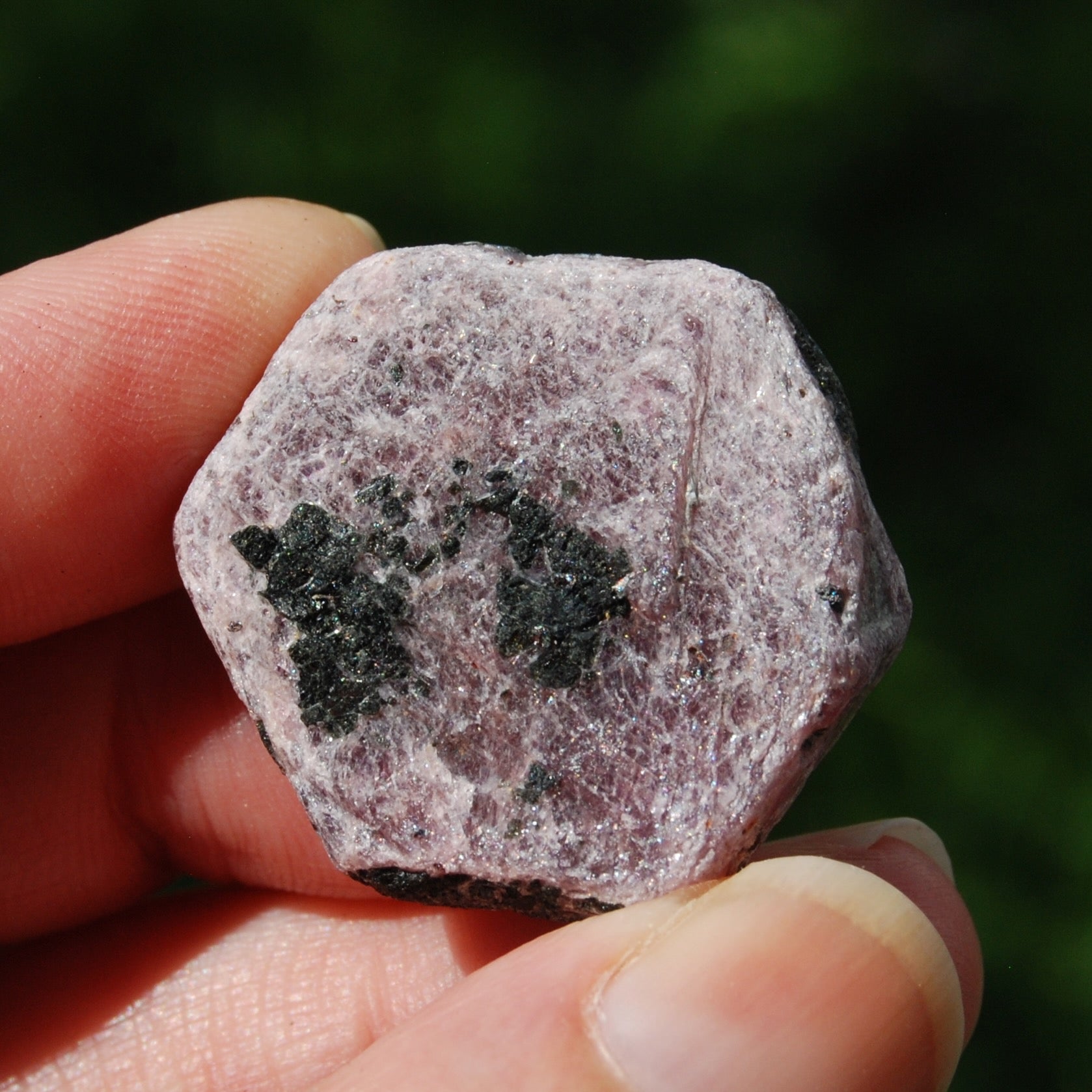 Hexagon Ruby Corundum Crystal Record Keeper, Natural Raw Ruby Crystal