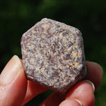 Hexagon Ruby Corundum Crystal Record Keeper, Natural Raw Ruby Crystal