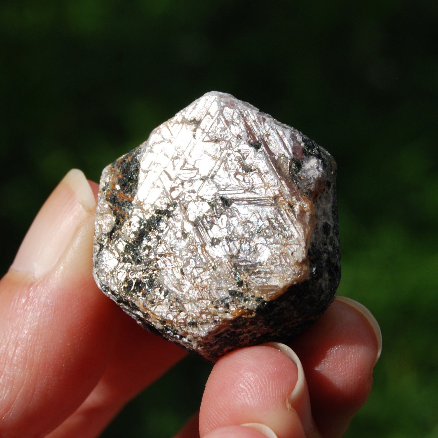 Hexagon Ruby Corundum Crystal Record Keeper, Natural Raw Ruby Crystal