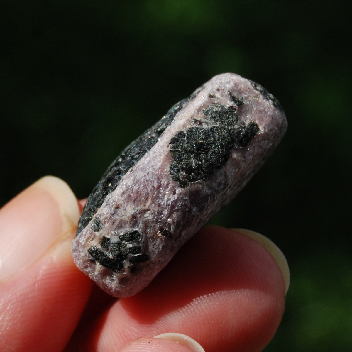 Hexagon Ruby Corundum Crystal Record Keeper, Natural Raw Ruby Crystal