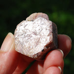 Hexagon Ruby Corundum Crystal Record Keeper, Natural Raw Ruby Crystal