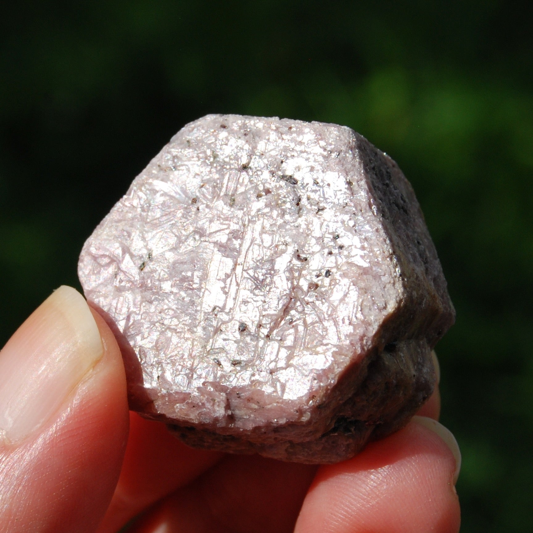 Hexagon Ruby Corundum Crystal Record Keeper, Natural Raw Ruby Crystal