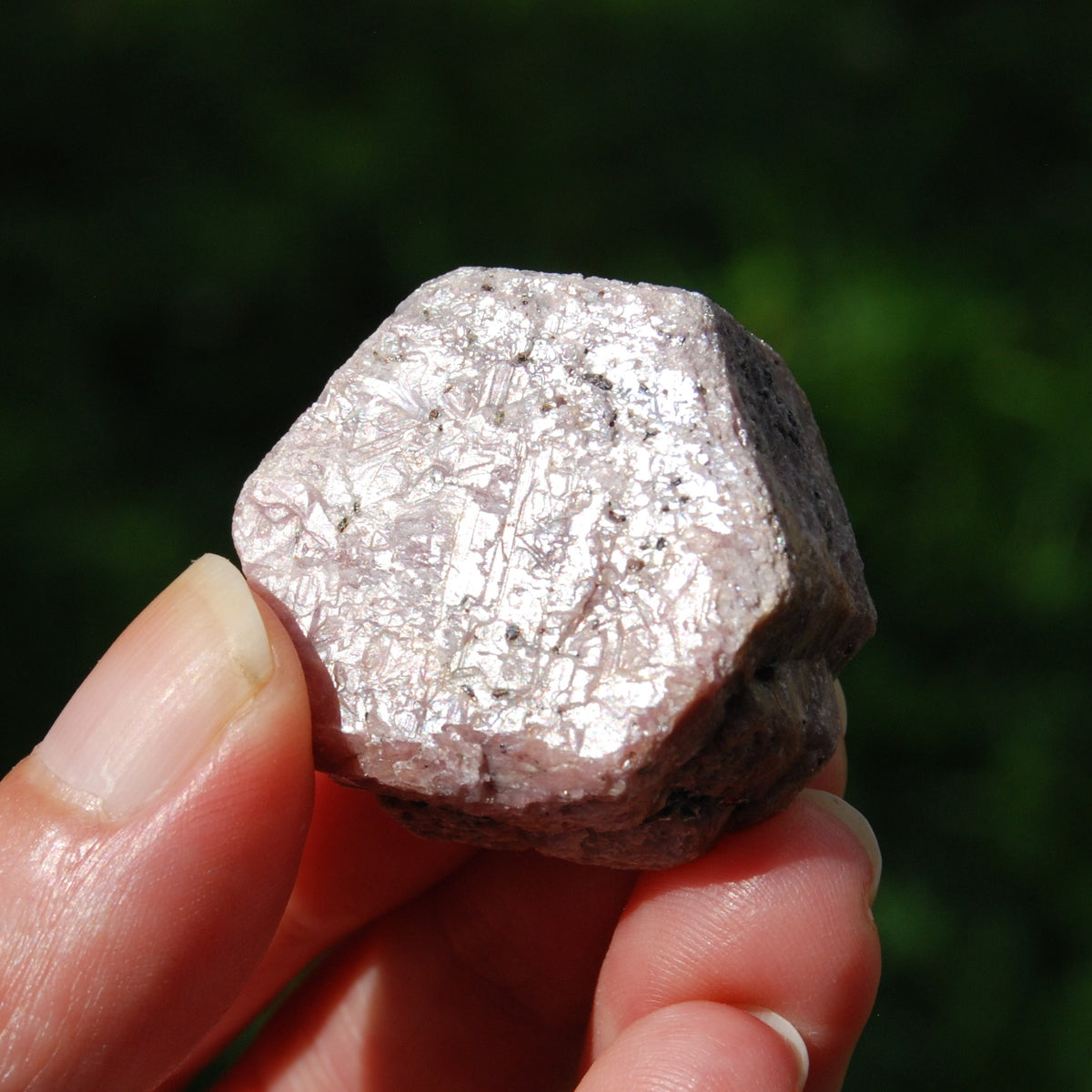 Hexagon Ruby Corundum Crystal Record Keeper, Natural Raw Ruby Crystal