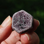 Hexagon Ruby Corundum Crystal Record Keeper, Natural Raw Ruby Crystal