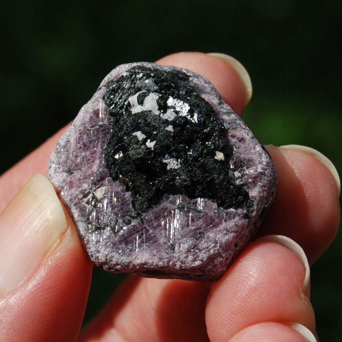 Hexagon Ruby Corundum Crystal Record Keeper, Natural Raw Ruby Crystal