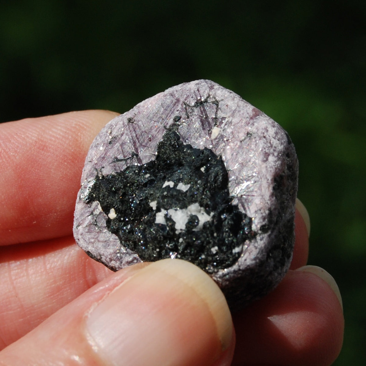 Hexagon Ruby Corundum Crystal Record Keeper, Natural Raw Ruby Crystal