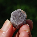 Hexagon Ruby Corundum Crystal Record Keeper, Natural Raw Ruby Crystal