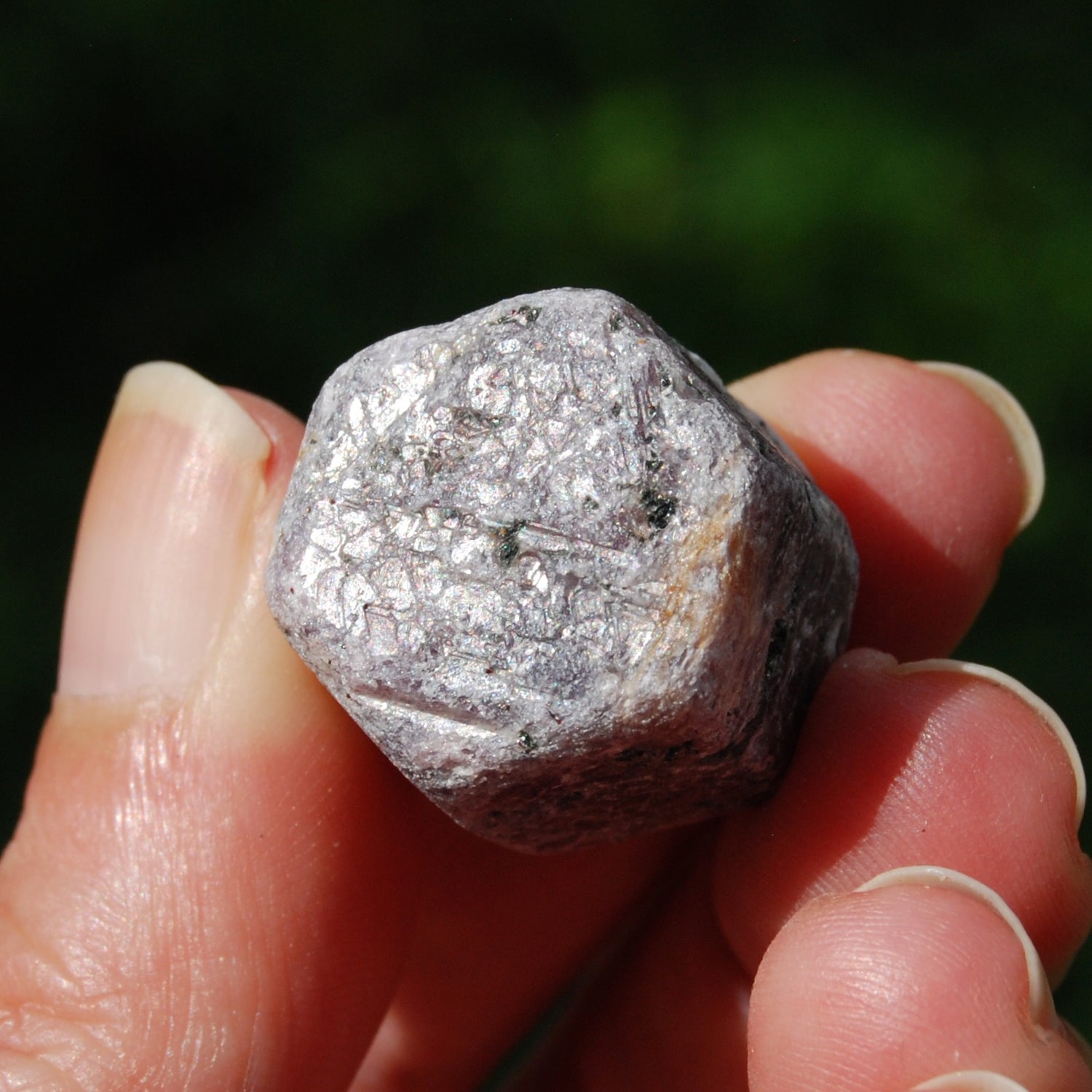 Hexagon Ruby Corundum Crystal Record Keeper, Natural Raw Ruby Crystal