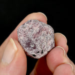Hexagon Ruby Corundum Crystal Record Keeper, Natural Raw Ruby Crystal