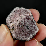 Hexagon Ruby Corundum Crystal Record Keeper, Natural Raw Ruby Crystal