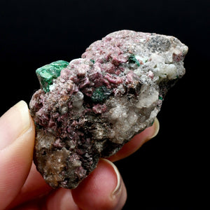 Raw Cobaltoan Calcite Malachite Chrysocolla Crystal Cluster, Cobalto Calcite Druzy Salrose Pink Dolomite