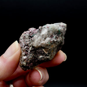 Raw Cobaltoan Calcite Malachite Chrysocolla Crystal Cluster, Cobalto Calcite Druzy Salrose Pink Dolomite