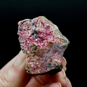 Cobalto Calcite Malachite Crystal Cluster, Cobaltoan Calcite Druzy Salrose Pink Dolomite