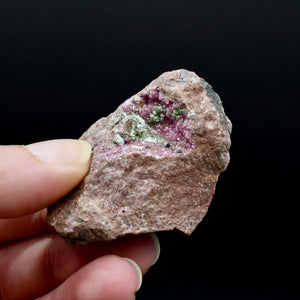 Pink Cobalto Calcite Malachite Chrysocolla Crystal Cluster, Cobaltoan Calcite Druzy Salrose Pink Dolomite