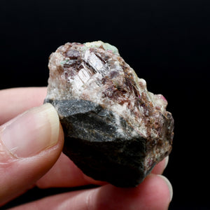 Pink Cobalto Calcite Malachite Chrysocolla Crystal Cluster