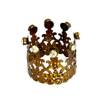 Mini Rhinestone Santos Crown
