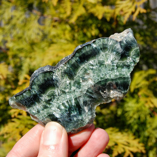 Seraphinite Crystal Slab Slice