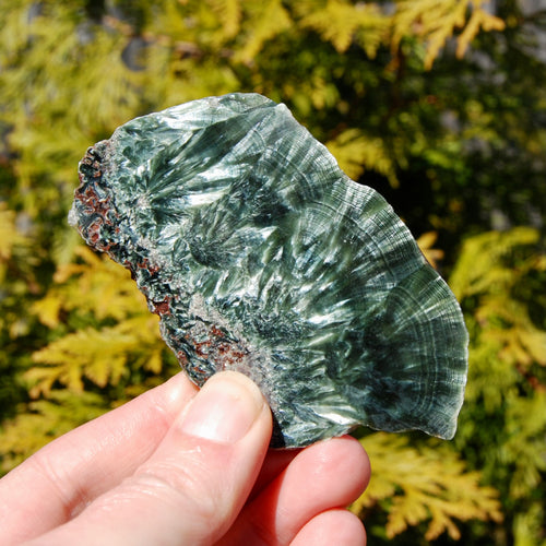 Seraphinite Crystal Slab Slice