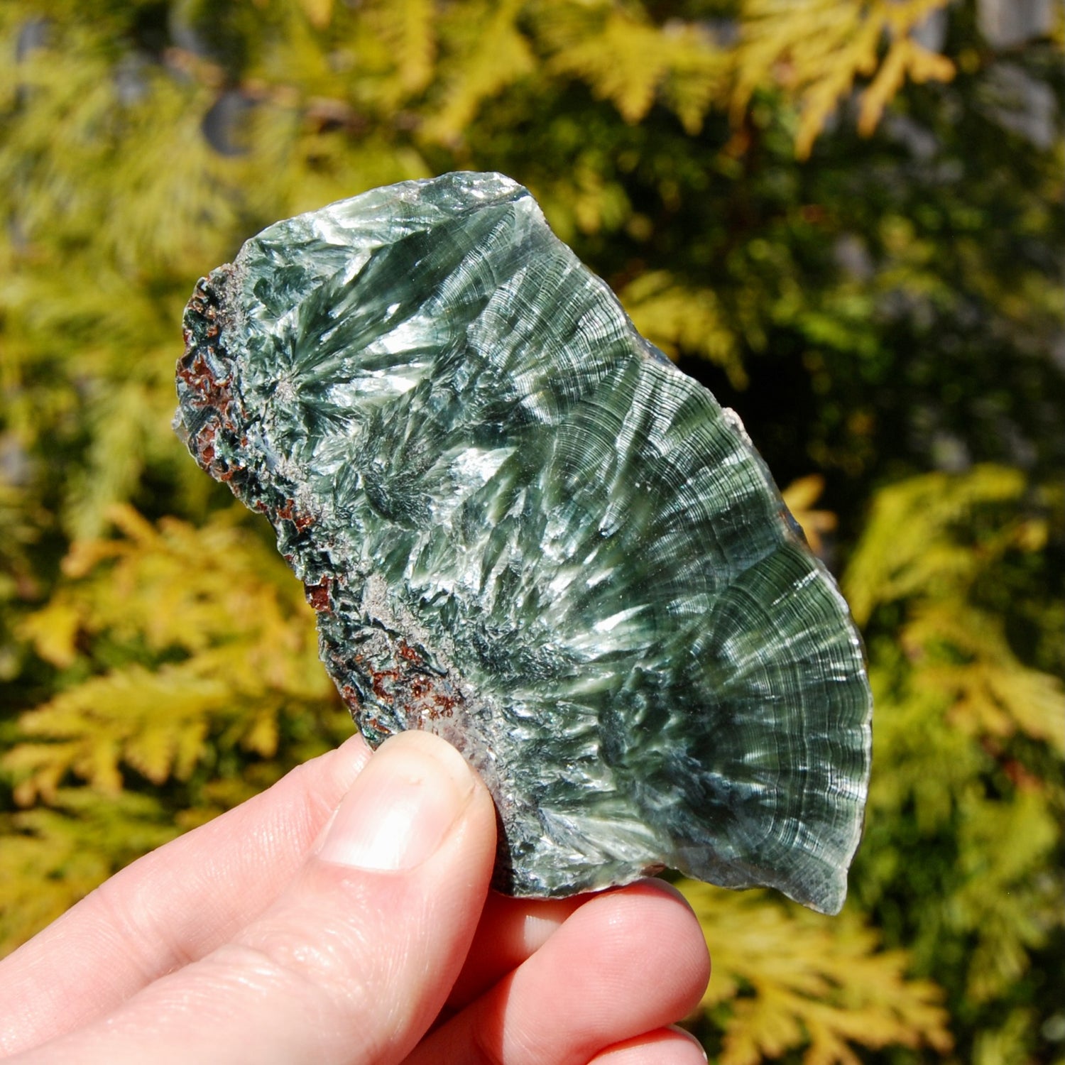 Seraphinite Crystal Slab Slice